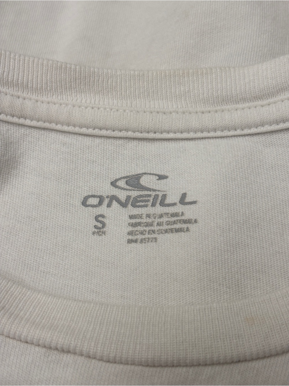 O’Neill | Butterfly Graphic Tee | White Cotton Short Sleeve Top | Size Small - Picture 4 of 6